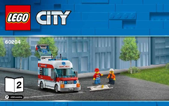 Building Instructions - LEGO - 60204 - LEGO® City Hospital: Page 1