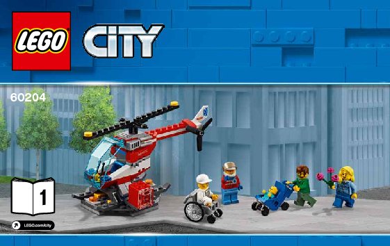 Building Instructions - LEGO - 60204 - LEGO® City Hospital: Page 1