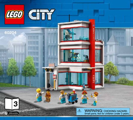 Building Instructions - LEGO - 60204 - LEGO® City Hospital: Page 1