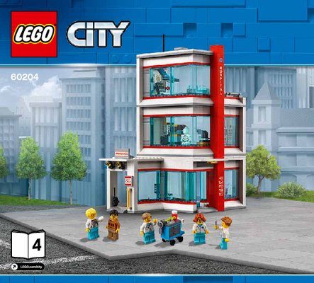 Building Instructions - LEGO - 60204 - LEGO® City Hospital: Page 1