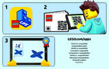 Building Instructions - LEGO - 60206 - Sky Police Jet Patrol: Page 3