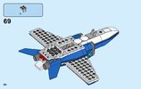 Building Instructions - LEGO - 60208 - Sky Police Parachute Arrest: Page 60