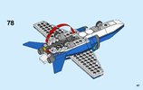 Building Instructions - LEGO - 60208 - Sky Police Parachute Arrest: Page 67