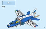 Building Instructions - LEGO - 60208 - Sky Police Parachute Arrest: Page 73