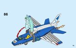 Building Instructions - LEGO - 60208 - Sky Police Parachute Arrest: Page 75