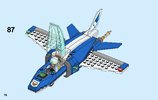 Building Instructions - LEGO - 60208 - Sky Police Parachute Arrest: Page 76