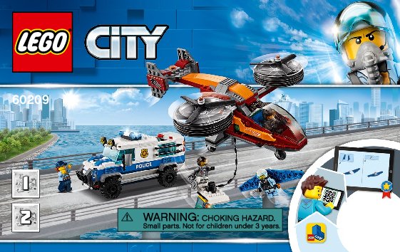 Building Instructions - LEGO - 60209 - Sky Police Diamond Heist: Page 1