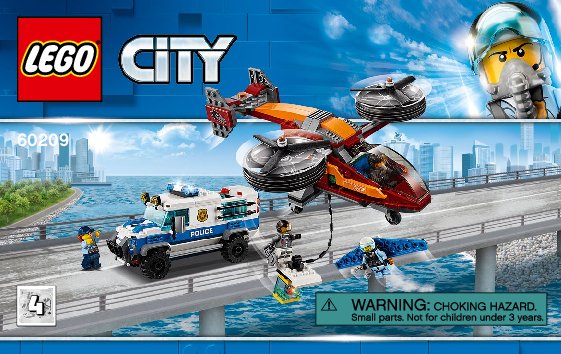 Building Instructions - LEGO - 60209 - Sky Police Diamond Heist: Page 1