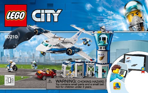 Building Instructions - LEGO - 60210 - Sky Police Air Base: Page 1