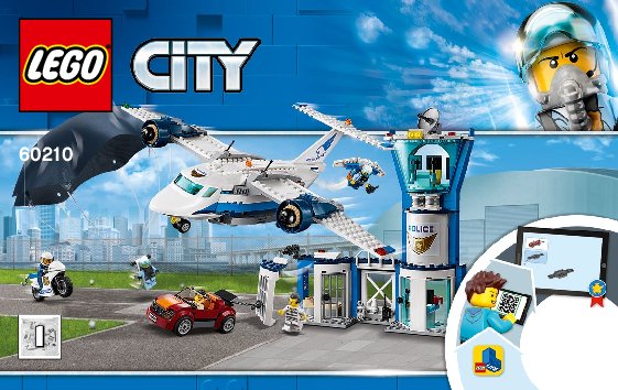 Building Instructions - LEGO - 60210 - Sky Police Air Base: Page 1