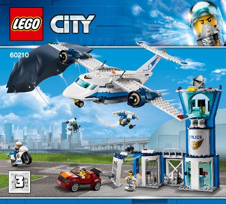 Building Instructions - LEGO - 60210 - Sky Police Air Base: Page 1