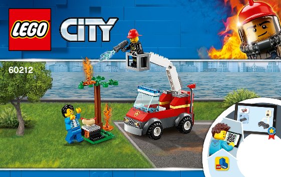 Building Instructions - LEGO - 60212 - Barbecue Burn Out: Page 1