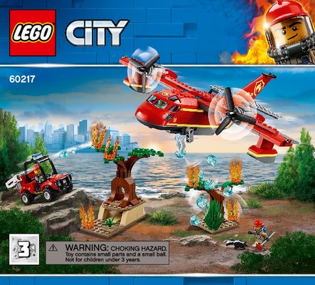 Building Instructions - LEGO - 60217 - Fire Plane: Page 1