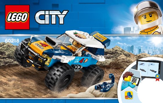 Building Instructions - LEGO - 60218 - Desert Rally Racer: Page 1