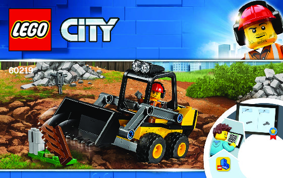 Building Instructions - LEGO - 60219 - Construction Loader: Page 1