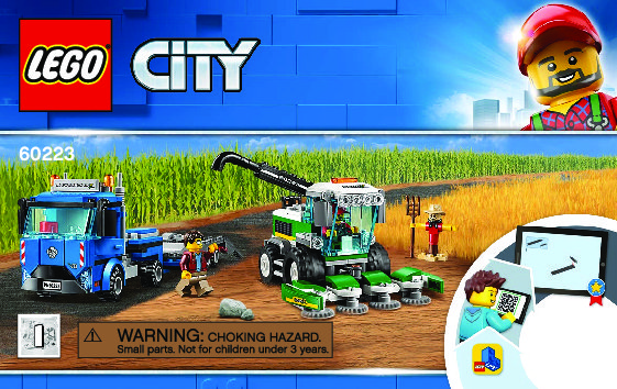 Building Instructions - LEGO - 60223 - Harvester Transport: Page 1