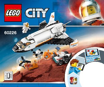 Building Instructions - LEGO - 60226 - Mars Research Shuttle: Page 1