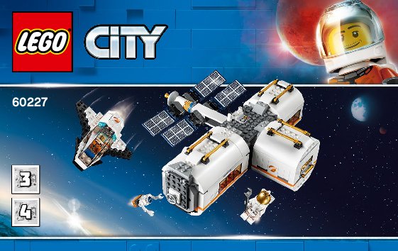 Building Instructions - LEGO - 60227 - Lunar Space Station: Page 1