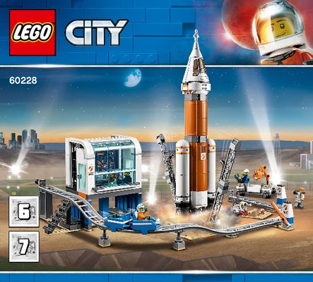 Building Instructions - LEGO - 60228 - Deep Space Rocket and Launch Control: Page 1