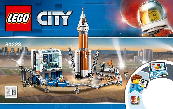 Building Instructions - LEGO - 60228 - Deep Space Rocket and Launch Control: Page 1