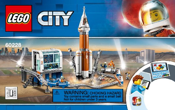 Building Instructions - LEGO - 60228 - Deep Space Rocket and Launch Control: Page 1