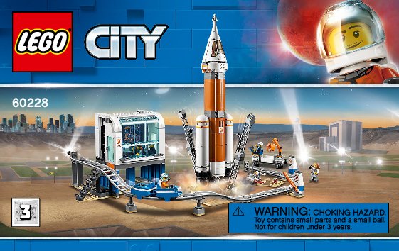 Building Instructions - LEGO - 60228 - Deep Space Rocket and Launch Control: Page 1