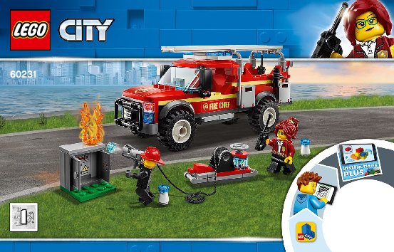 Building Instructions - LEGO - 60231 - Fire Chief Response Truck: Page 1