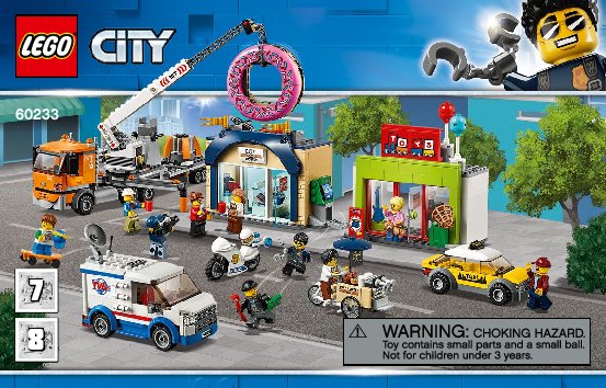 Building Instructions - LEGO - 60233 - Donut shop opening: Page 1