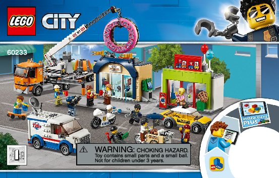 Building Instructions - LEGO - 60233 - Donut shop opening: Page 1