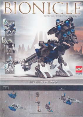 Building Instructions - LEGO - 65504 - Matoran/Kanoka Co-Pack C: Page 1