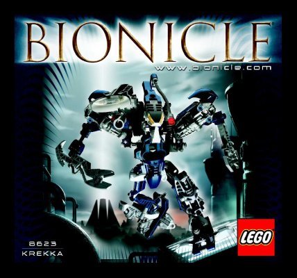 Building Instructions - LEGO - 65574 - Bionicle Krekka + DVD: Page 1