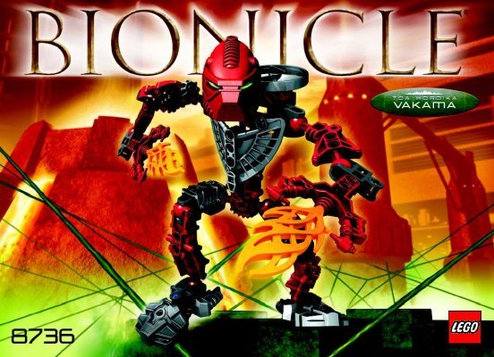 Building Instructions - LEGO - 65783 - Bionicle Toa Hordika Co-pacl: Page 1