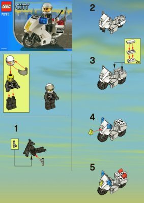 Building Instructions - LEGO - 66069 - City Police Bi-Pack: Page 1