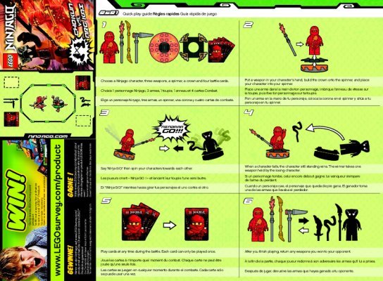 Building Instructions - LEGO - 66444 - Costco Ninjago co-pack: Page 1