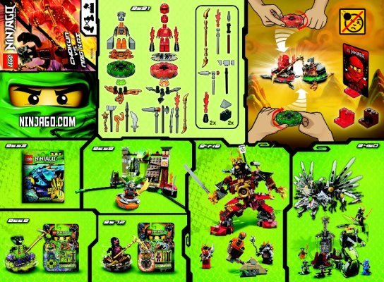 Building Instructions - LEGO - 66444 - Costco Ninjago co-pack: Page 1