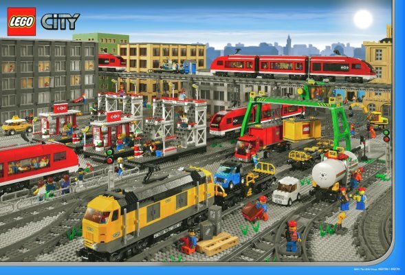 Building Instructions - LEGO - 66493 - CITY Train Value Pack: Page 1