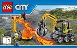 Building Instructions - LEGO - 66540 - CITY Volcano Value Pack: Page 1