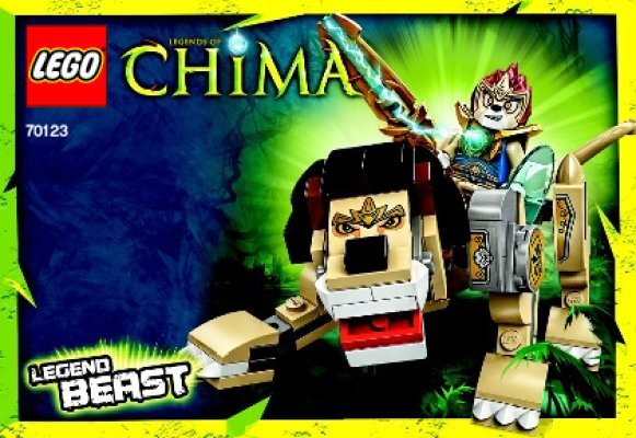 Building Instructions - LEGO - Legends of Chima - 70123 - Lion Legend Beast: Page 1