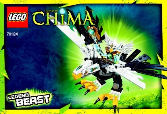 Building Instructions - LEGO - Legends of Chima - 70124 - Eagle Legend Beast: Page 1