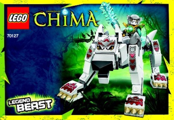 Building Instructions - LEGO - Legends of Chima - 70127 - Wolf Legend Beast: Page 1