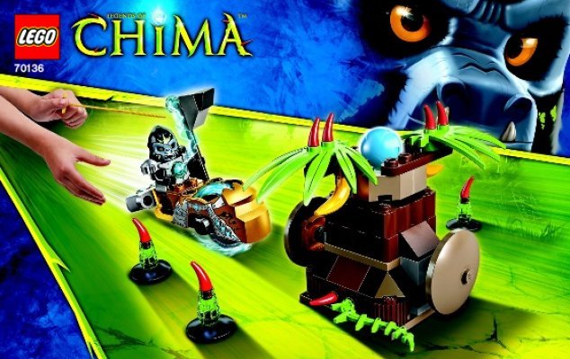 Building Instructions - LEGO - Legends of Chima - 70136 - Banana Bash: Page 1