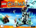 Building Instructions - LEGO - Legends of Chima - 70147 - Sir Fangar’s Ice Fortress: Page 1