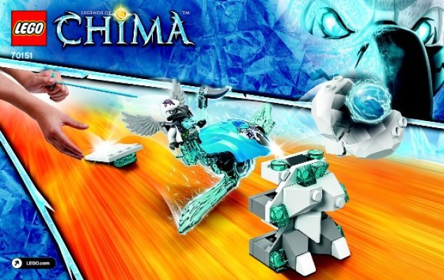 Building Instructions - LEGO - Legends of Chima - 70151 - Frozen Spikes: Page 1