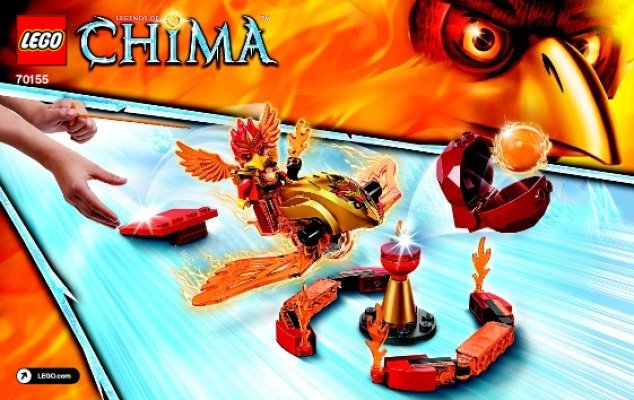 Building Instructions - LEGO - Legends of Chima - 70155 - Inferno Pit: Page 1