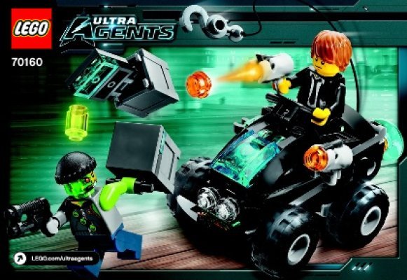 Building Instructions - LEGO - Ultra Agents - 70160 - Riverside Raid: Page 1