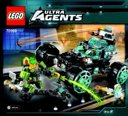 Building Instructions - LEGO - Ultra Agents - 70169 - Agent Stealth Patrol: Page 1