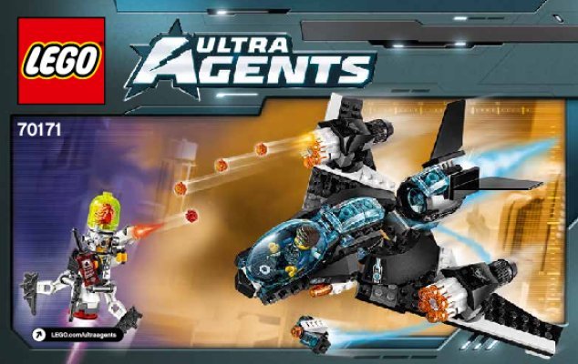 Building Instructions - LEGO - 70171 - Ultrasonic Showdown: Page 1