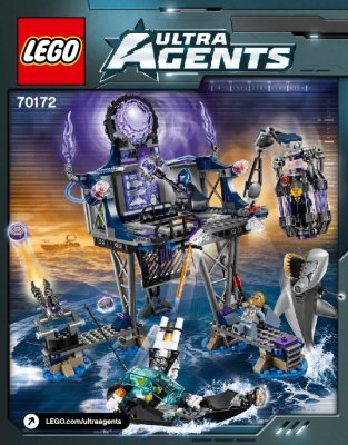 Building Instructions - LEGO - 70172 - AntiMatter’s Portal Hideout: Page 1