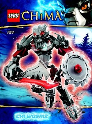 Building Instructions - LEGO - Legends of Chima - 70204 - CHI Worriz: Page 1