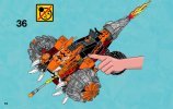 Building Instructions - LEGO - Legends of Chima - 70222 - Tormak’s Shadow Blazer: Page 74